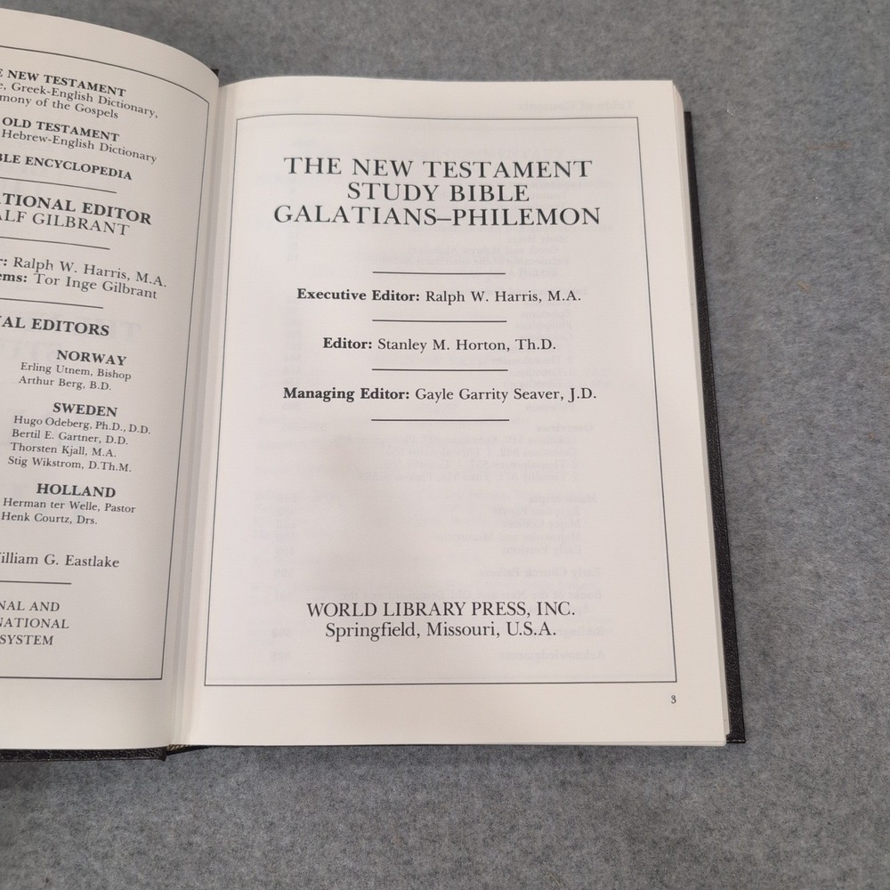 The Complete Biblical Library New Testament Study Bible Galatians-Philemon Brown - Picture 2 of 3